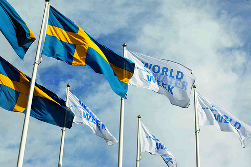The World Water Week in Stockholm is the annual meeting place for the planet’s most urgent water-related issues.: Organized by the Stockholm International Water Institute (SIWI), it brings together thousands of experts, practitioners, decision makers and business innovators from around the globe to exchange ideas, foster new thinking and develop solutions www.worldwaterweek.org. Photograph courtesy of SIWI,